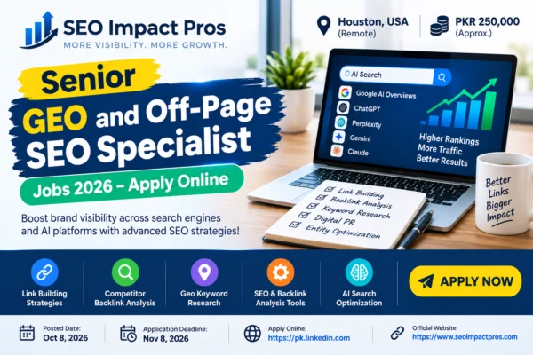 Senior SEO Jobs 2026